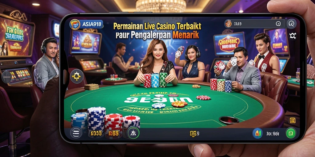 Tampilan gameplay seru di ASIA918 dengan dealer profesional.
