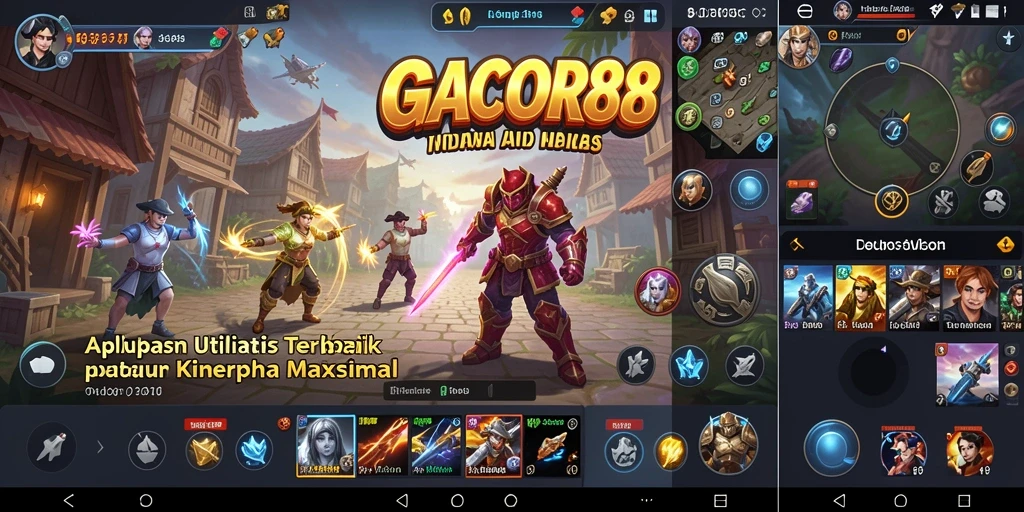 Screenshot utama GACOR88 menampilkan tampilan antarmuka yang intuitif.