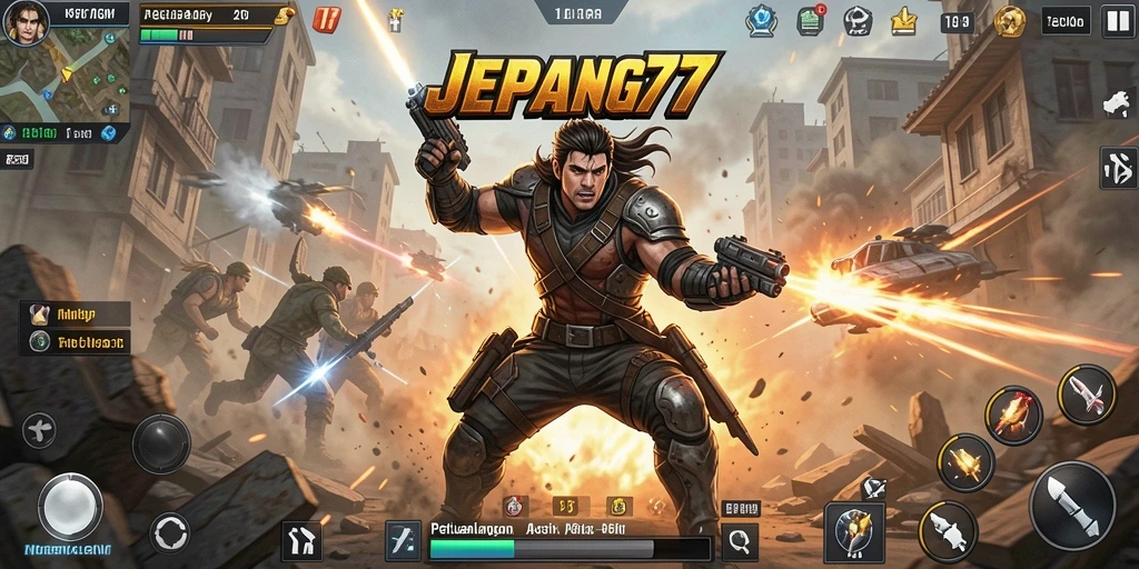 Gameplay aksi penuh tantangan di JEPANG77
