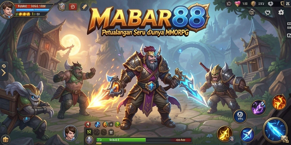 Tampilan gameplay MABAR88 yang memukau dan penuh aksi.