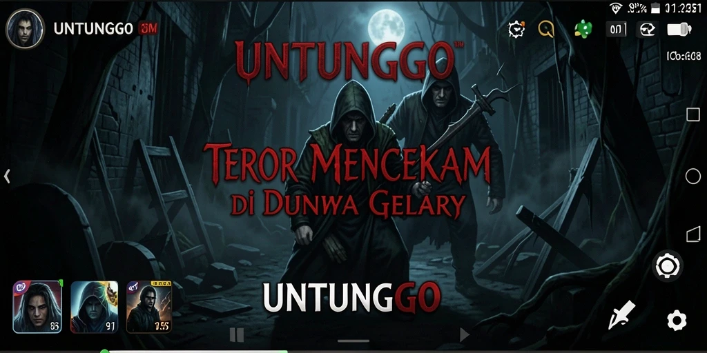 Gameplay UNTUNGGO yang menegangkan dan mencekam.